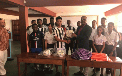 GFF presents equipment to Educational Organisations