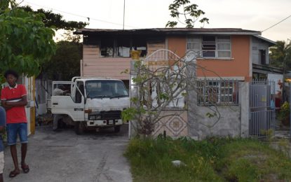 ‘Child mother’ burns down East Ruimveldt home after accusing man of infidelity