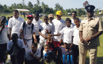 Winners in East Bank Berbice Police Youth and SC day of sports rewarded