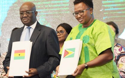 Guyana/Ghana ink agreement for direct flights… Int’l Aviation Body commits to bridging Africa and the Caribbean