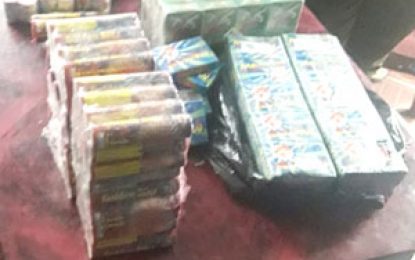 Kitty vendor busted with 184 boxes of firecrackers