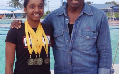 58th Nationals Schools Swimming Championship Amy Grant captures 4 Gold medals in Girls U-18 Class