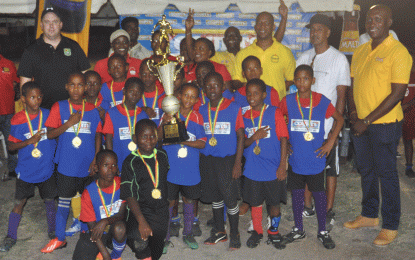 Seventh annual Courts ‘Pee Wee’ Football final… Wellington’s brace helps St Pius dethrone West Ruimveldt Primary 4-1