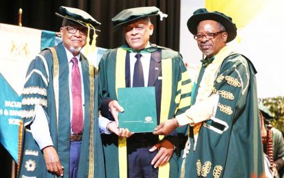 52ND University of Guyana Convocation ceremony   Hundreds conferred with certificates under new UG Programmes