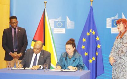 Guyana, EU initial major forestry deal to stamp out illegal logging, improve trade