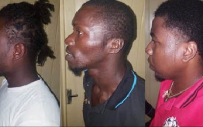 Bandits shoot at car, rob businesswoman after airport trip – Suspects arrested later in vehicle with guns, ammo, false plates