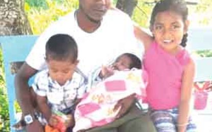 Sad Christmas for Suddie husband whose wife died while delivering newborn