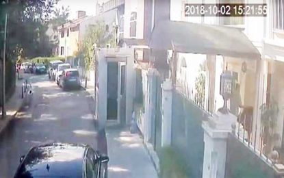 Leaked video shows Saudi hit team toting bags said to contain Khashoggi’s remains