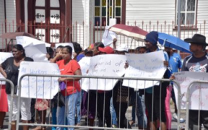 Sugar workers stage protest outside Parliament for severance