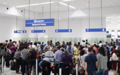 630,000 passengers processed through CJIA in 2018