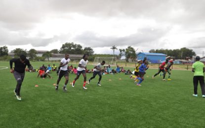 EBFA preparing for warm up match with Golden Jaguars