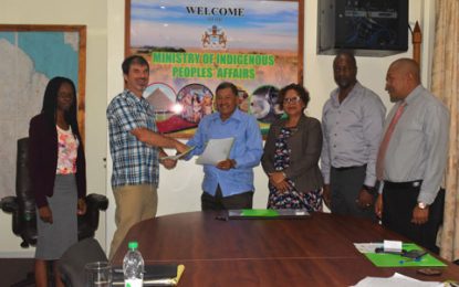 Amerindian Affairs Ministry signs MOU for Tourism Advancement with GTA