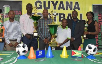 GFF presents prizes to winners of the GFF-Stag “Super 16” yearend tournament