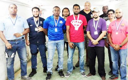 GuyanaNRA Smallbore Section shoots off 2019 with .22 Pistol competition