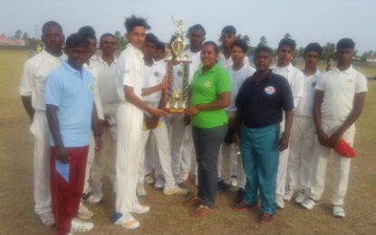 East Coast win Demerara Cricket Board Under-17 Inter Association title