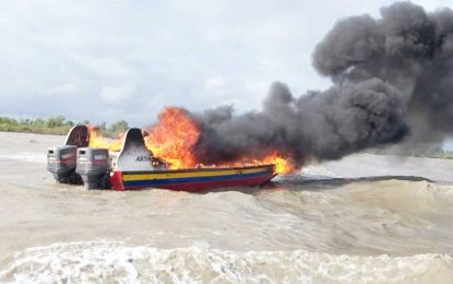 Passenger boat en route from Venezuela explodes…One dead, captain and others missing