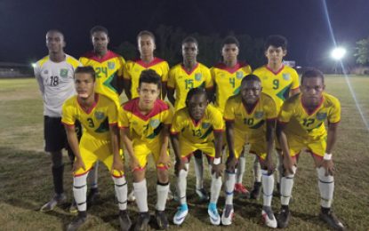 Guyana U17s depart for nation’s debut at Concacaf U17 Championship Play first match tomorrow against El Salvador