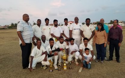 BCB/Perry Gossai Memorial 100 Ball TournamentD’Edward CC clinch Title after defeating Cotton Tree Die Hard CC in Final