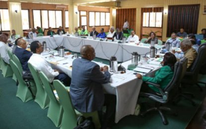 Pres. Granger chairs Cabinet meeting in Watooka, Linden― first time the Coalition Govt. hosted one in the region