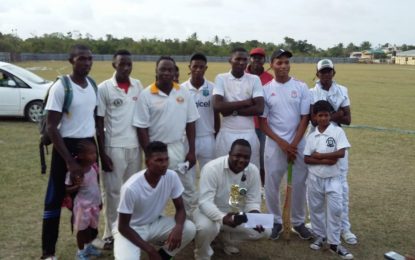 East Bank Blazers Cricket Club win five a side cricket competition