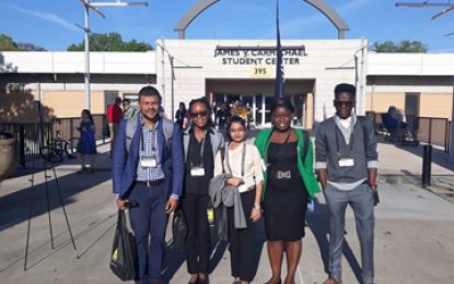UG students present research projects in Guyana and Georgia, USA