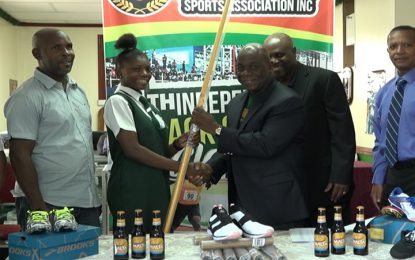 GOBSA set for hosting of Independence Athletics Championship Donate javelins to Carifta gold medalist….