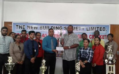 New Building Society Ltd renews sponsorship of BCB 40-Overs Second Division Tournament90 Teams to contest as $820,000 pumped into Berbice Cricket