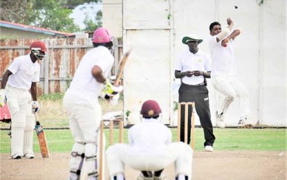 Hand-in-Hand 3-day U-19 Inter-County cricket…Spinners dominate as Benjamin’s 50 give Berbice 1st innings points