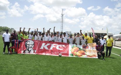 GFF/KFC U20 Independence KO Cup – East Bank FA Timehri Panthers waltz to title triumph over Soesdyke Falcons