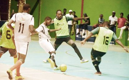 Corona Futsal Tournament…Quarterfinalists decided; Sparta Boss and Future Stars through