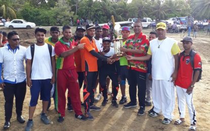 Unstoppable Combined win Nand Persaud/Prime Minister Region 6 Softball competition Kaieteur News major contributor