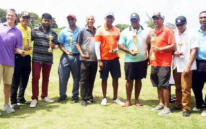 Bates, Cadogan champions in US Embassy Staff 9-hole open Better-Ball golf tourney