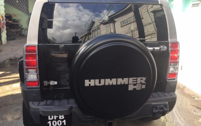 Hummer seized by GRA now being used by army