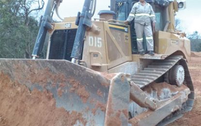 “I love what I’m doing” – woman bulldozer operator Lorraine Lorrimer