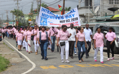 Bartica observes International Midwife Day 2019