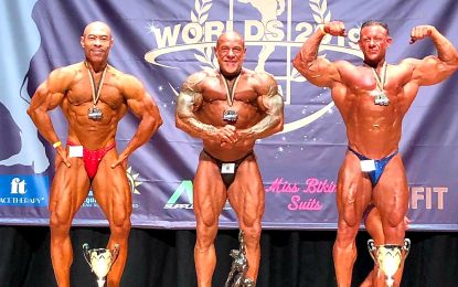 Hugh Ross finishes third in NABBA Masters’ World C/Ship