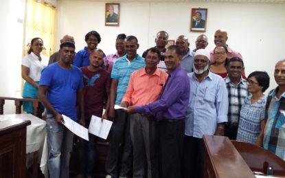 Anna Regina Mayor and Town Council awards all subvention contracts.