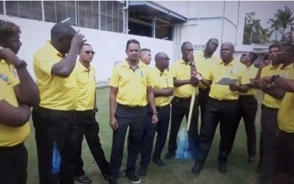 Guyanese Umpires attend CWI B-Panel workshop