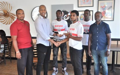German’s Restaurant supports Capital FC of Linden