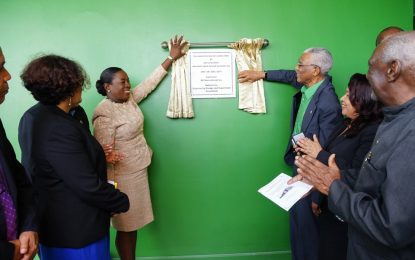 $186M Hinterland Students’ Dormitory commissioned at Liliendaal “Education is now moving on the correct path,”-President David Granger