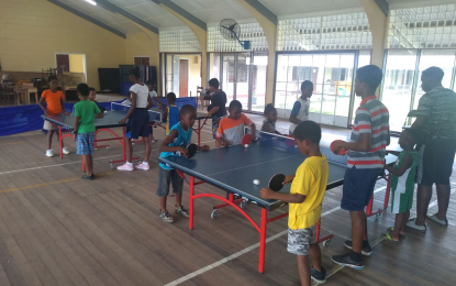 Linden Table Tennis Camp off to Great Start