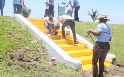 GPF’s 180th Anniversary celebrations… Surroundings of Kingston bandstand get much needed facelift