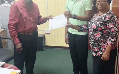 RDC Region Ten congratulates athlete on securing scholarship