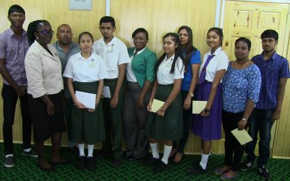 Pinnacle communications honours Essequibo’s top CSEC performers