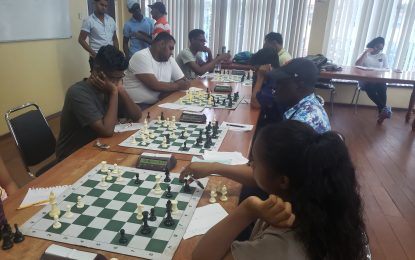 Almost 30 players face off in GAICO Chess tournament