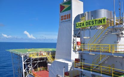 Govt. Officials tour Liza Destiny