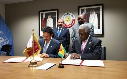 Way paved for Guyana, Qatar to collaborate on air services
