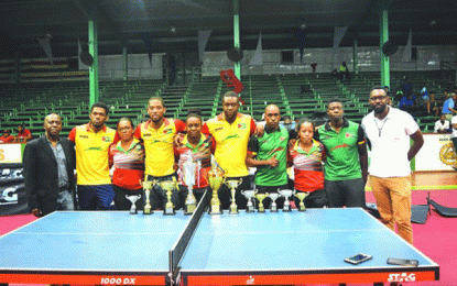 Guyana Table Tennis Association receives equipment from STAG International