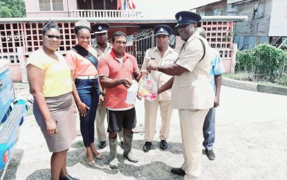 Commander Lord Gives Donation To Flood Victims