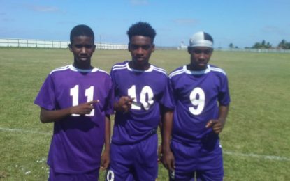 GFF/NAMILCO Thunderbolt Flour Power U-17 League – WDFA Rd. 2 Eagles FC edge Uitvlugt Warriors as the game makes a welcome return to Uitvlugt Gr.